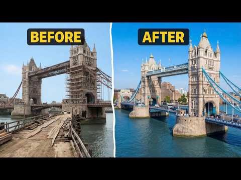Inside the 8-Year Construction of Tower Bridge London’s Most Genius Design