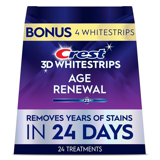 Crest 3D Whitestrips Age Renewal – 45-Minute Treatment St… – Tevrano