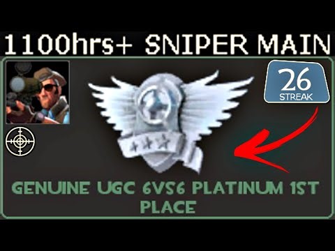 Platinum 1100+ Hour Sniper Plays Casual🔸TF2 Gameplay