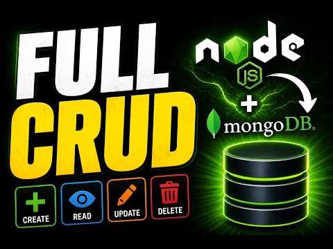 How To Build a Node js API with MongoDB CRUD Step by Step