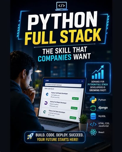 #learnmoretechnologies #pythonfullstack #pythondeveloper #django #webdevelopment #fullstackdeveloper #programming #coding #softwaredeveloper #restapi #database #careergrowth #jobready #students… | Learnmoretechnologies