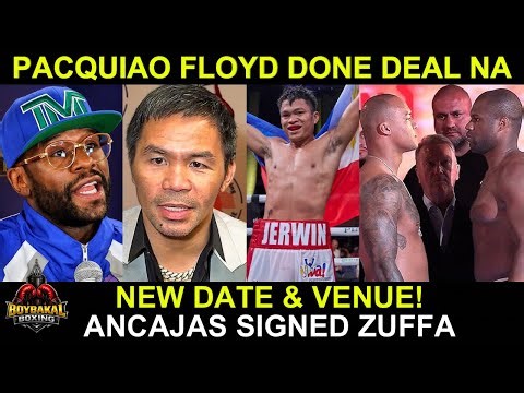 Pacquiao Mayweather DONE DEAL New Date & Venue | Floyd Sparring Si Teofimo Lopez | Ancajas Zuffa Na