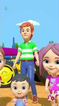 Wheels on the Tractor #shorts #explore #forkids #tractor #littletreehouse #viral