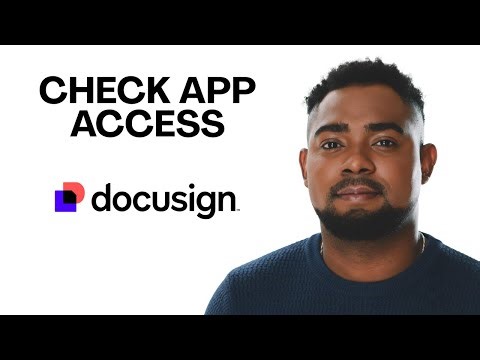 How to See Apps Connected to DocuSign (Check & Remove App Access)