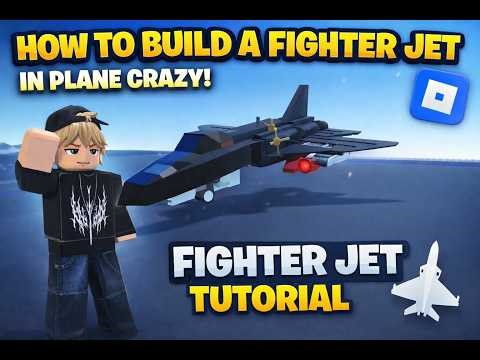 How to Build a Fighter Jet in Plane Crazy (Roblox) ✈️ | Step-by-Step Tutorial