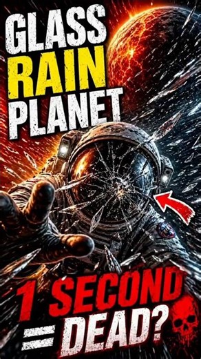 This Planet Is Literally Hell | HD 189733 b 😳☠️🪐 #planet #tempreture #space #universe