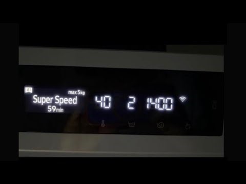 Samsung Bespoke AI WW11BB704DGW - Super Speed 40° - Full Cycle