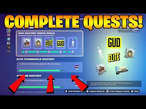 How To COMPLETE ALL MAP MASTERY BONUS GOALS CHALLENGES in Fortnite!