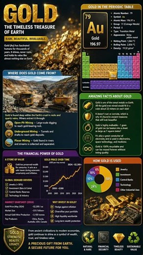 Gold Facts You Must Know 😎 Science + Finance Gold Investment Explained ⚡ Amazing Fact Market Trend