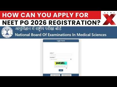 NEET PG 2026 Registration Begins! NBEMS Announces Exam Date And CBT Mode