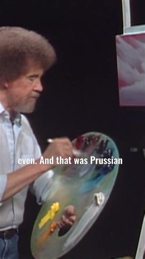 Bob Ross beats the devil out of the brush #paintlikebobross #bobross #artist