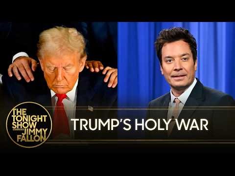 Trump Wages War with Pope Leo XIV, Kash Patel Sues The Atlantic | The Tonight Show