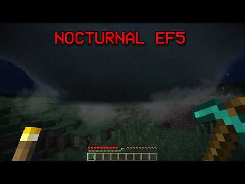 NOCTURNAL EF5 TORNADO TOOK MY HOUSE!! - Minecraft Tornado Survival | EP.2 Minecraft Tornado Mod