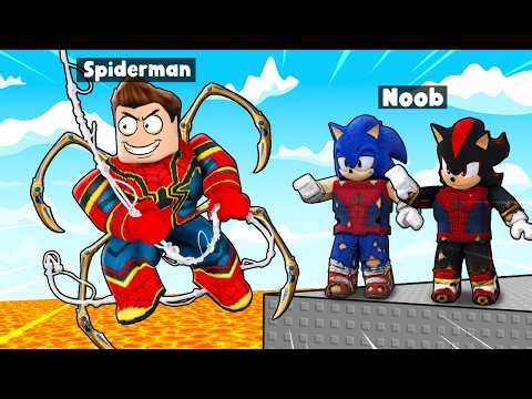 +1 SPIDERMAN PER SECOND IN ROBLOX !!