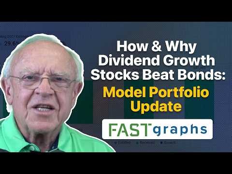 How & Why Dividend Growth Stocks Beat Bonds: Model Portfolio Update | FAST Graphs