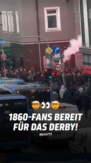 Die Spannung steigt! 👀 Um 14 Uhr rollt der Ball im altehrwürdigen Grünwalder Stadion, wenn 1860 München den FC Bayern II empfängt. Die Sechzig-Fans können den Anpfiff kaum noch erwarten und stimmen sich aufs erste Stadtderby seit 2021 ein. 🤩 #sport1 #sport1news #derby #fcbayern #1860