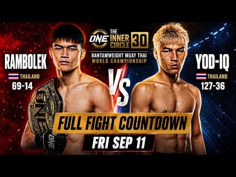 THAILAND’S FINEST COLLIDE 🇹🇭⚔️ Rambolek vs. Yod-IQ | FULL FIGHT COUNTDOWN