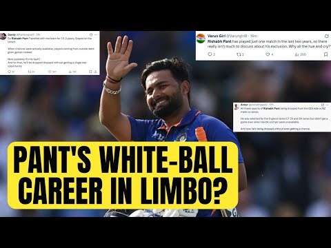 Rishabh Pant set to be dropped from ODI squad vs New Zealand - Social media asks 'fair or unfair'?