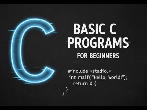 🚀 C Programming for Beginners: Your First Program!