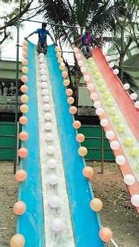 Can You Survive This Balloon Course Without Losing Control? 😳🔥 Challengifying #shorts