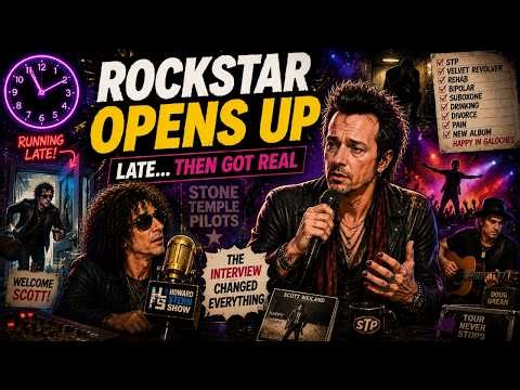 Scott Weiland Shows Up Late, Then Opens Up About STP & Rehab 😳 | The Howard Stern Show