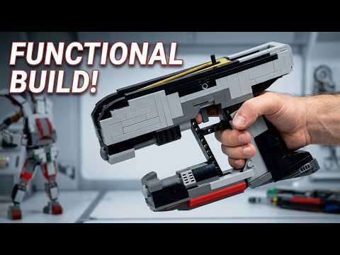 This LEGO pistol shoots and you can build it!!!