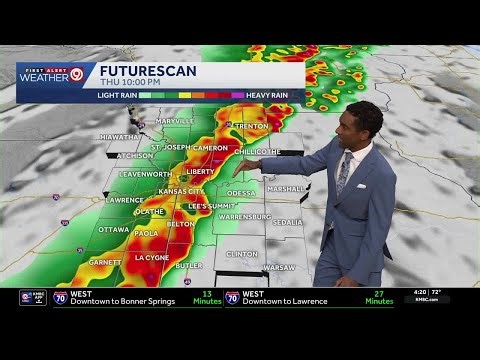 Kansas City April 23 evening weather update: Storms building around the region