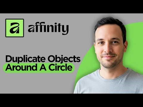 How to Duplicate Objects Around A Circle in Affinity Designer