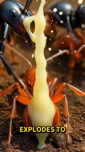 This Ant Explodes To Stop Its Enemies