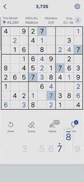 Sudoku Short #games #puzzle