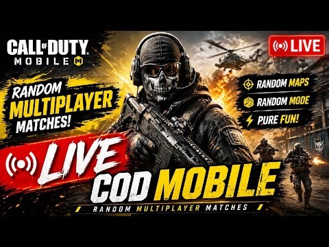 COD Mobile LIVE 🔥 Random Multiplayer Madness!