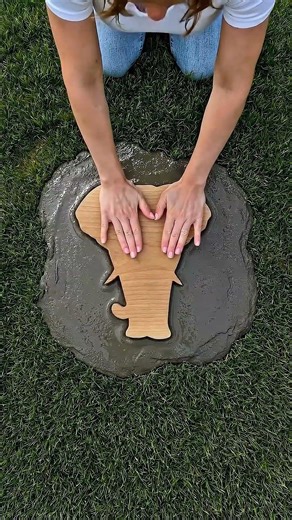 She Made Elephant Stepping Stones 🐘✨ | The Cutest Garden Path Ever!