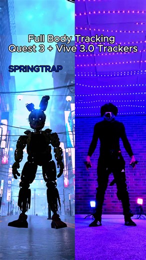 Five Nights at Freddies (FNAF) Big Guy Dance #fnaf #fivenightsatfreddies #vrchat #fullbodytracking #fyp