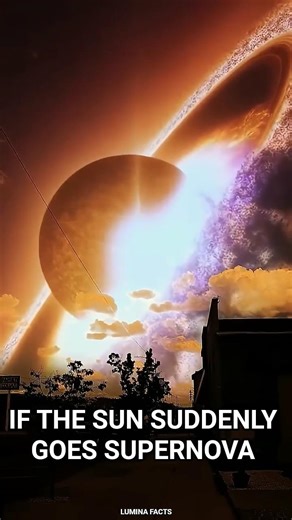 😱 If The Sun Suddenly Goes Supernova This Is What You’d See #space #sun #blackhole