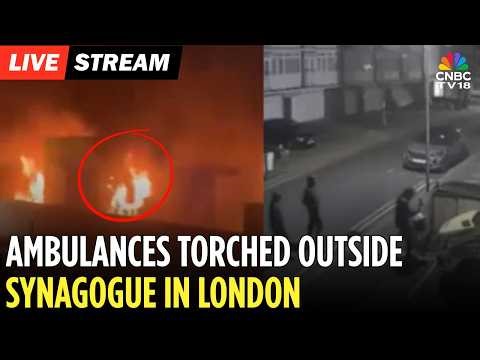 LIVE Jewish Ambulances In North London Set On Fire | London Aerial View | UK Crime News | N18G