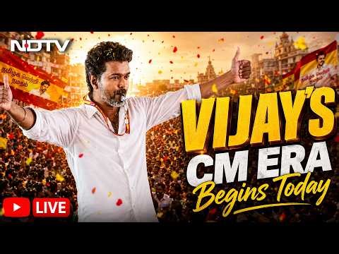 Vijay TVK LIVE | Vijay Takes Oath With 9 TVK Leaders Soon | Vijay Oath Ceremony LIVE
