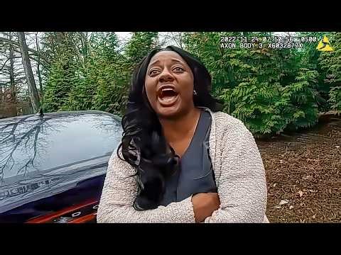 Traffic Stop Turns Chaotic After Entitled Nurse Refuses to Comply