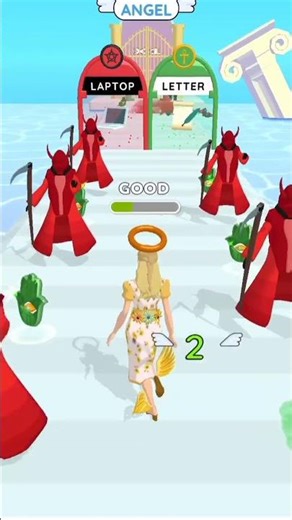 Angel 😇 Vs Devil 👿 Destiny Run 🏃 Gameplay #games #videogames #shortsfeed #trending