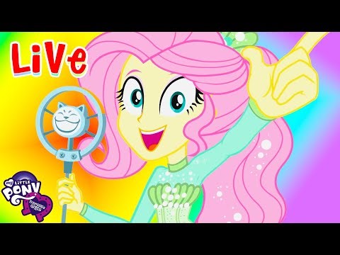 🔴 Equestria Girls LIVE 🔮 BEST SONGS 🌈 Under our Spell, Cafeteria Song + more songs! 🎶💜 MLP EG