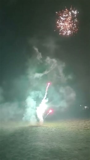 Roman candle cake fail! 😔 #shorts #fireworks #viral #fyp