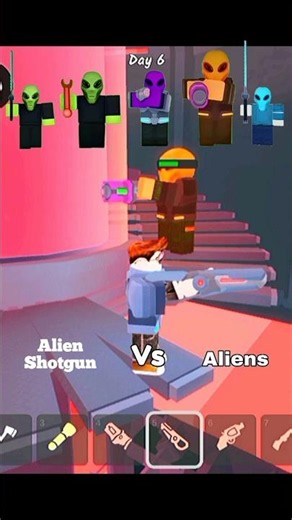 Alien Shotgun Vs Aliens | 99 nights in the forest #99nightintheforest #roblox