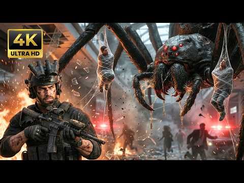 Giant Mutant Spider Attack: Terror in the Grand Plaza Mall | Action Horror | Spider