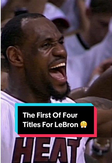 Bringing back the moment LeBron became an NBA champion 🏆 Watch @American Express NBA Tip-Off Tuesday Oct. 20 on NBC and Peacock! 📺 #NBA #basketball #LeBron #MiamiHeat #NBAchampion