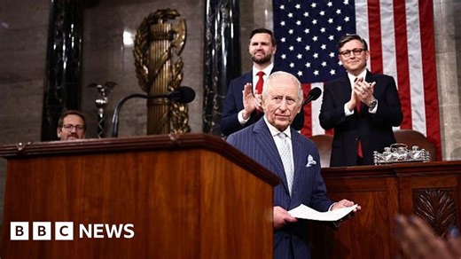 Watch key moments from the King's address to US Congress