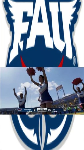 FAU's first TD of the game hits HARD #owls #touchdown #collegefootball