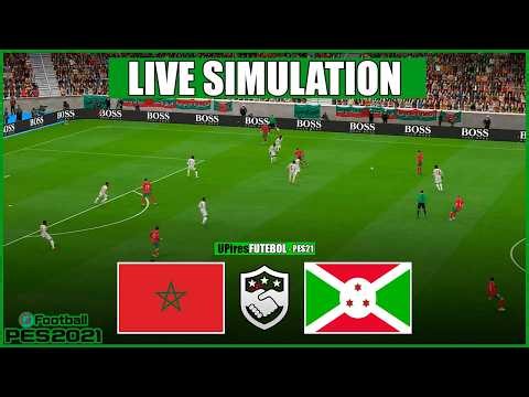 MOROCCO vs BURUNDI | International Friendlies 2026 | Pre-World Cup | Simulation PES