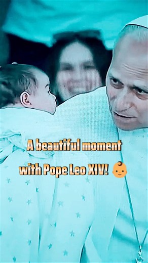 ​A heartwarming moment with Pope Leo XIV! 🇻🇦 #shorts
