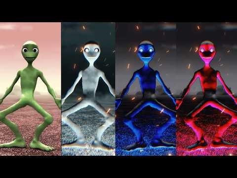 Dame tu cosita VS Funny alien VS Alien dance VS Green alien #challenge #dametucosita