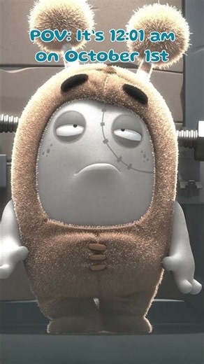 Franken-Slick ist los! Gruseliger Halloween-Gruß ⚡🧟 #Oddbods #Shorts #Halloween