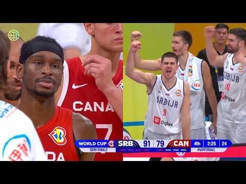 Serbia KNOCK OUT STACKED Canada | FIBA World Cup